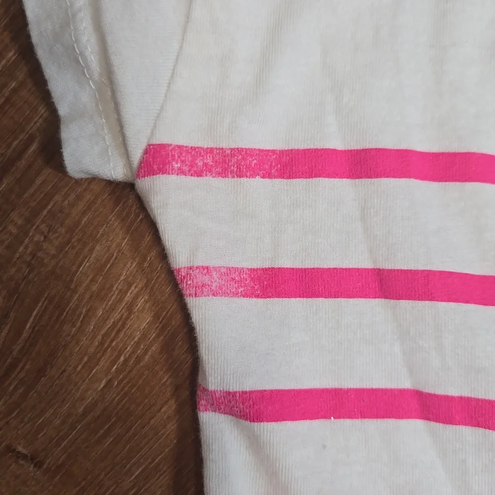 ☀️The Children's Place heart Graphic stripes mixed media dress medium